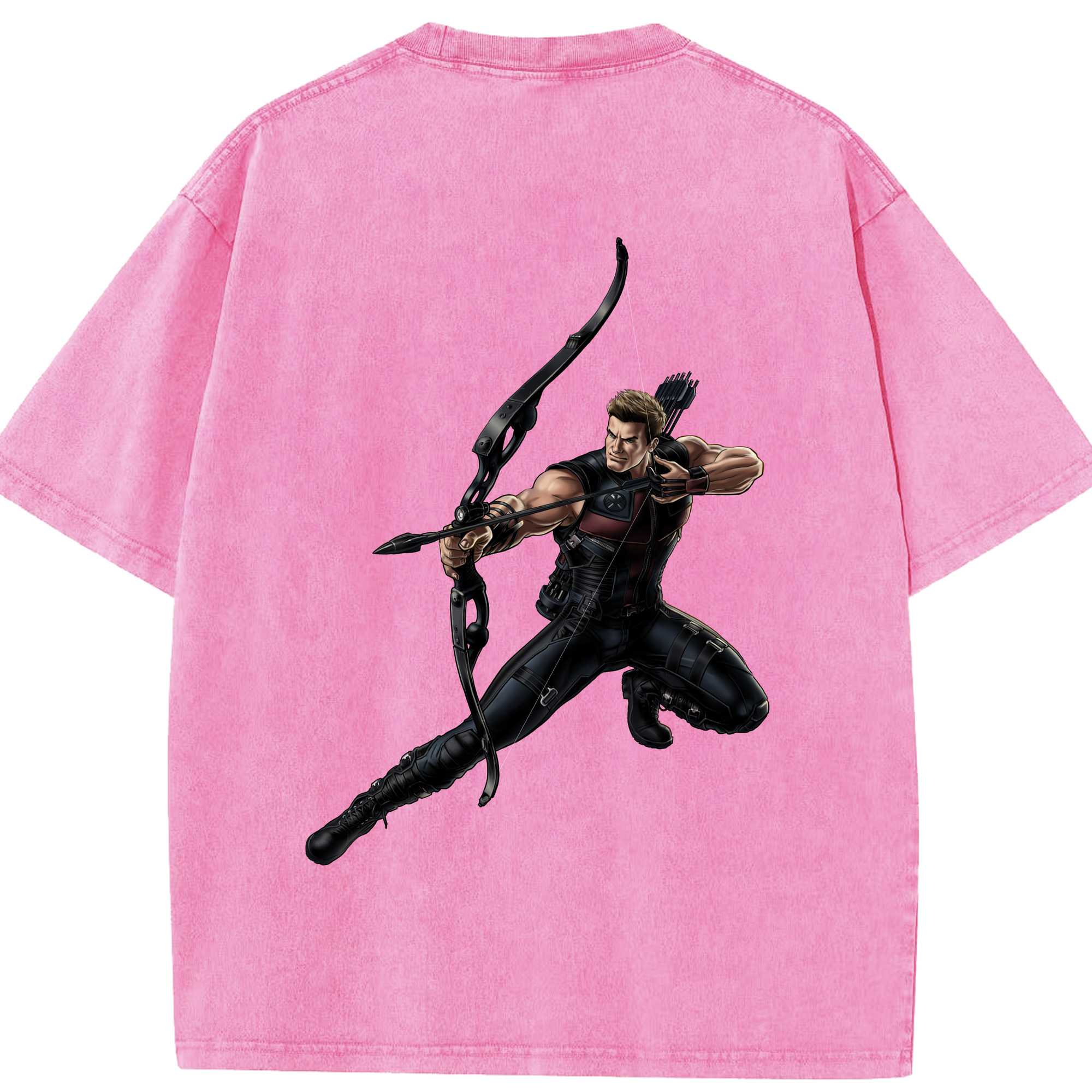 （画像用） アベンジャーズ The Avengers 綿100% ヴィンテージ風 半袖Tシャツ（背面プリント）